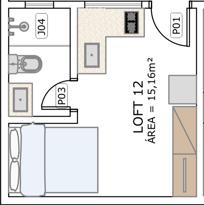 Loft Planejado 12 | Breve Lançamento | Rua Humberto de Campos, São Caetano do Sul - miniatura 5
