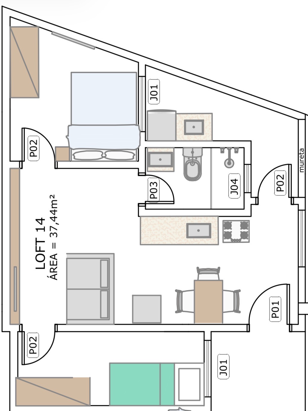 Loft Planejado 14 | Breve Lançamento | Rua Humberto de Campos, São Caetano do Sul - miniatura 8